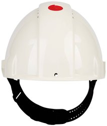 Kask 3M™, Uvicator, zapięcie Pinlock, wentylowany, skórzana opaska przeciwpotna, biały G3000DUV-VI  Kask ochronny 3M  G30DUW  1 szt.