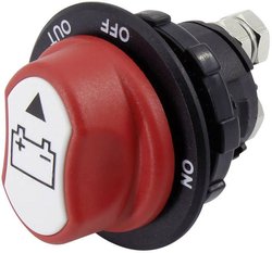 Wyłącznik akumulatora samochodowego SCI A23-7B, 1 x wył/wł, 32 V/DC, 100 A