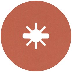 EXPERT R782 Prisma Ceramic Fibre Disc X-LOCK 115 mm 2223 mm G 80 Dysk fibrowy Bosch Accessories EXPERT R782 2608621806 5 szt.