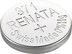 Bateria guzikowa, srebrowo-tlenkowa Renata 371, 1,5V, 40 mAh