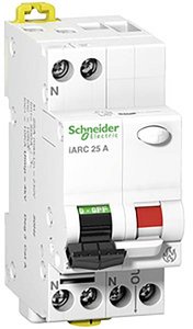 Przełącznik ochrony przeciwpożarowej Schneider Electric A9FDD225, 25 A