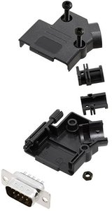 Zestaw listew męskich D-Sub TRU COMPONENTS TCD45PKP09DMPK 7709240, rzędy: 2, styki: 9, 45 °, 1 szt.