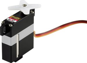 Midi Digital Servo S-8204MG, metalowa przekładnia (samolot / szybowiec) Midi-serwo Reely S-8204MG Materiał napędu: metal Rodzaj złącza: JR