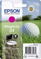 Epson atrament T3463, 34 tusz oryginalny  Magenta C13T34634010