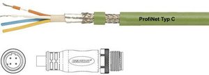 Złącze konfekcjonowane czujnika/aktuatora Helukabel PROFInet C PUR CMX M12 D 806485, piny: 4, 5.00 m, 1 szt.