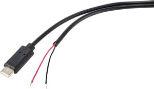 Kabel przyłączeniowy TRU COMPONENTS TC-9556812, 1.00 m, 1 szt.