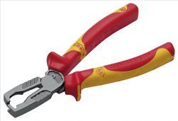 Szczypce wielofunkcyjne 3 w 1 do usuwania izolacji VDE Ściągacz izolacji VDE NWS 1451-69-VDE-180, 8 do 13 mm