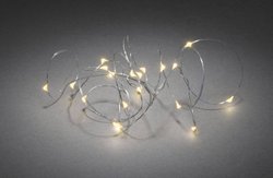 Łańcuch świetlny Micro LED, timer 6h, 20 bursztynowych diod Mikro łańcuchy świetlne Konstsmide 1460-890 bursztynowy