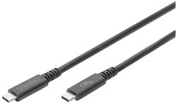 Kabel USB Digitus AK-300343-008-S, USB 3.2 Gen2 (USB 3.1 Gen2), USB 3.2 Gen2x2, USB 3.2 Gen1 (USB 3.0), USB-C®, Złącze męskie USB-C®, 0.80 m