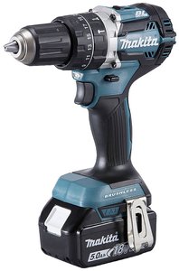 Makita DHP484T4JB  2-biegowa-Wkrętarka udarowa akumulatorowa  zaw. akumulator, zaw. 2 akumulatory, zaw. 3 akumulatory, zaw. 4 akumulatory, zaw. ładowarkę