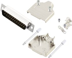 Zestaw listew męskich D-Sub MH Connectors MHDM25-DB25P-K, rzędy: 2, styki: 25, 180 °, 1 szt.