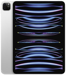Apple iPad Pro 11 (4. Generation) WiFi + Cellular 256 GB srebrny iPad 27.9 cm (11 cal)  Apple M2 iPadOS 16 2388 x 1668 Pixel