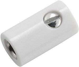 Złącze miniaturowe SKS Hirschmann, O 2.6 mm, 6 A, białe