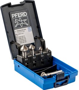 Pogłębiacz stożkowy zestaw PFERD SET KES HSS DIN 335 C90° 5 25202153  1 szt.