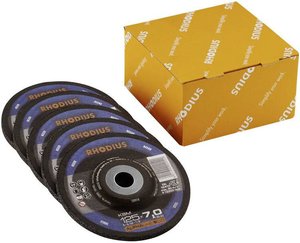 Rhodius 210750 KSM Tarcza tnąca wygięta Średnica 125 mm Średnica otworu 22.23 mm stal 1 szt.