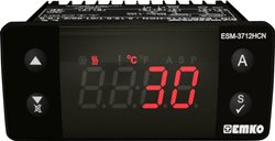 Termostat Emko ESM-3712-HCN.8.12.0.1/01.00/2.0.0.0 PTC -50 do 130 °C Przekaźnik 16 A, Przekaźnik 5 A (D x S x W) 65 x 76 x 35 mm