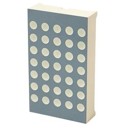 Wyświetlacz 7 segmentowy Kingbright TC12-11EWA TC12-11EWA  czerwony (D x S x W) 22.9 x 8 x 39 mm