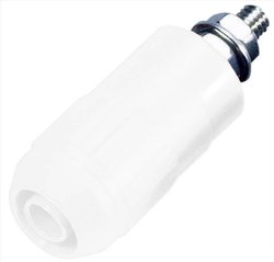 Gniazdo laboratoryjne Złącze żeńskie do wbudowania pionowego Średnica pinu: 4 mm biały Stäubli XUB-G 1 szt.