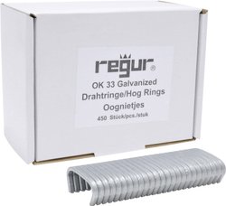 Oczka ocynkowane Regur OK 33 450 szt. Regur 60721 Wymiary (D x S) 35 mm x 95 mm
