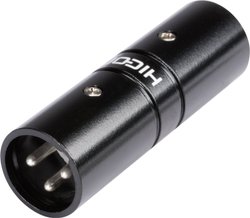 Adapter XLR HI-X3X3-MM złącze męskie XLR - złącze męskie XLR Hicon HI-X3X3-MM 1 szt.