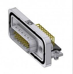 Złącze męskie D-Sub Deltron Connectors HD-DWM26PYC/2M47UN, rzędy: 3, styki: 26, 90 °, 1 szt.