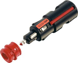 Wtyczka samochodowa z bezpiecznikiem ProCar 67722202, 12-24 V/DC, 16 A