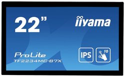 Iiyama ProLite TF2234MC-B7X Monitor  EEK F (A - G) 54.6 cm (21.5 cal) 1920 x 1080 px 16:9 8 ms HDMI, DisplayPort, VGA, USB LCD (IPS)