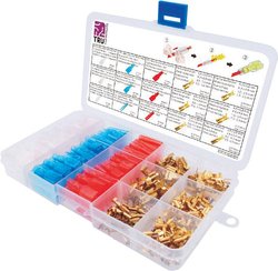 TRU COMPONENTS T1711C001 Asortyment konektorów płaskich, żeńskich 320 Teile