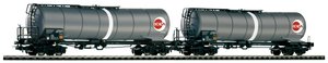 Wagon cysterna Piko H0 58228 H0 zestaw 2 cystern przegubowych OEVA firmy ÖBB
