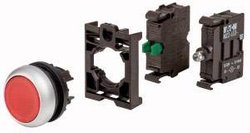 Przycisk podświetlany  Eaton M22-DL-R-K10LED-BVP pierścień przedni z tworzywa sztucznego    1 szt.