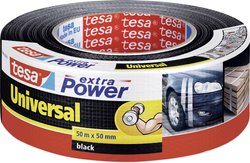 Uniwersalna taśma tekstylna tesa extra Power® — bardzo mocna przyczepność, do różnych zastosowań wewnątrz i na zewnątrz, może być rozdarta ręcznie Taśma materiałowa tesa tesa® extra Power 56389-00001-05 UNIVERSAL (D x S) 50 m x 50 mm 50 m 1 szt.