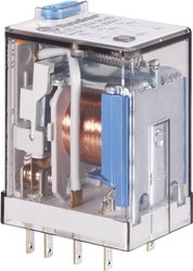 Seria 55.34 - miniaturowy przekaźnik z 4 zestykami przełącznymi Finder 55.34.8.110.0040 Przekaźnik uniwersalny miniaturowy