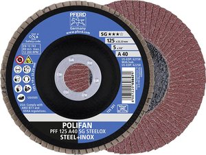 Tarcza lamelkowa PFERD A Sg Steelox 67604125 Średnica 125 mm 10 szt.