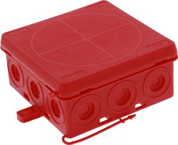 Skrzynka przyłączeniowa Wiska KA 012 RD, IP55, (D x S x W) 86 x 86 x 41 mm, czerwony, 1 szt.