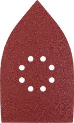 Trójkąty szlifierskie QUICK-STICK, DREWNO I METAL, elektrokorund, 107 x 175 mm, ziarnistość 240 Papier ścierny delta kwb  493424 175 mm 5 szt.