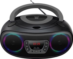 Radio-CD Denver TCL-212BT UKW nastrojowe oświetlenie szary