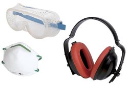 Zestaw ochronny, nauszniki, maska i okulary Wolfcraft 4871000 1 szt.