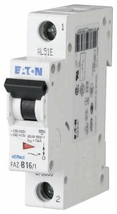 Wyłącznik automatyczny Eaton FAZ-C10/1 278557, 230 V/AC, 10 A