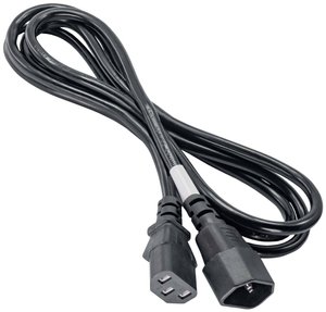 Kabel Akyga AK-PC-03A [1x złącze żeńskie IEC C13 - 1x złącze męskie IEC C14] 1.80 m