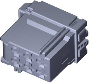 Obudowa złącza pin żeńskiego na kabel TE Connectivity MCP 8-968970-1, automotive, piny: 6, 24 A, 1 szt.