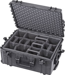 Wodoszczelna walizka z tworzywa sztucznego z wkładką CAM 594x473x270 mm Walizka narzędziowa bez wyposażenia MAX PRODUCTS  MAX540H245-CAM