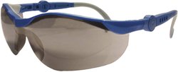 L+D Upixx  26752 Okulary ochronne lustrzane niebieski, szary EN 166-1 DIN 166-1
