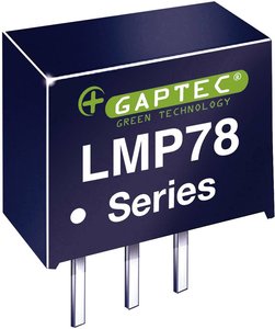 Przetwornica DC/DC, do PCB Gaptec LMP78_05-1.0 10020569, SIP-3, 5 W, 5 V/DC, 1 A, 1 szt.