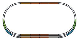 Tory Piko 55340, system A, uzupełniające, zestaw 13 elementów, skala H0