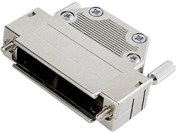 Obudowa złącza D-SUB encitech DCTL09-K 6554-0105-01, ABS, 180 °, 1 szt.