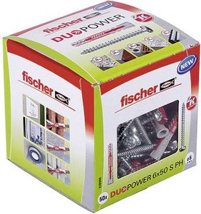 Kołek 2-komponentowy Fischer DUOPOWER 6x50 S PH LD 538260 6 mm 50 szt.