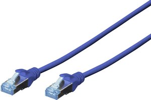 kabel LAN Digitus DK-1532-020/B, 1 szt., RJ45, CAT 5e, SF/UTP, 2.00 m, niebieski