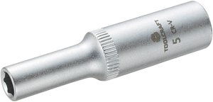 Końcówka klucza nasadowego 6,3 mm (1/4'') TOOLCRAFT 816093 Rozwartość klucza 5 mm