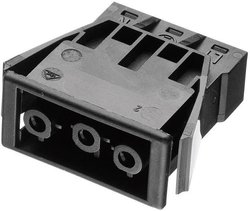 Złącze męskie sieciowe Adels-Contact  złącze żeńskie do wbudowania pionowego Łączna ilość styków: 2 + PE 16 A biały AC 166 GEBU/ 3 1 szt.