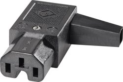 Złącze męskie IEC K & B 43R 43R012111, styki: 2 + PE, 250 V, 10 A, 1 szt.